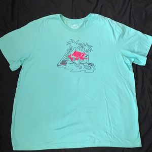 Nike T-Shirt Aqua 4XL